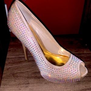 Jennifer Lopez Peep-Toe Stilettos